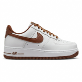 Tênis Air Force Linha Luxo - Branco / Marrom
