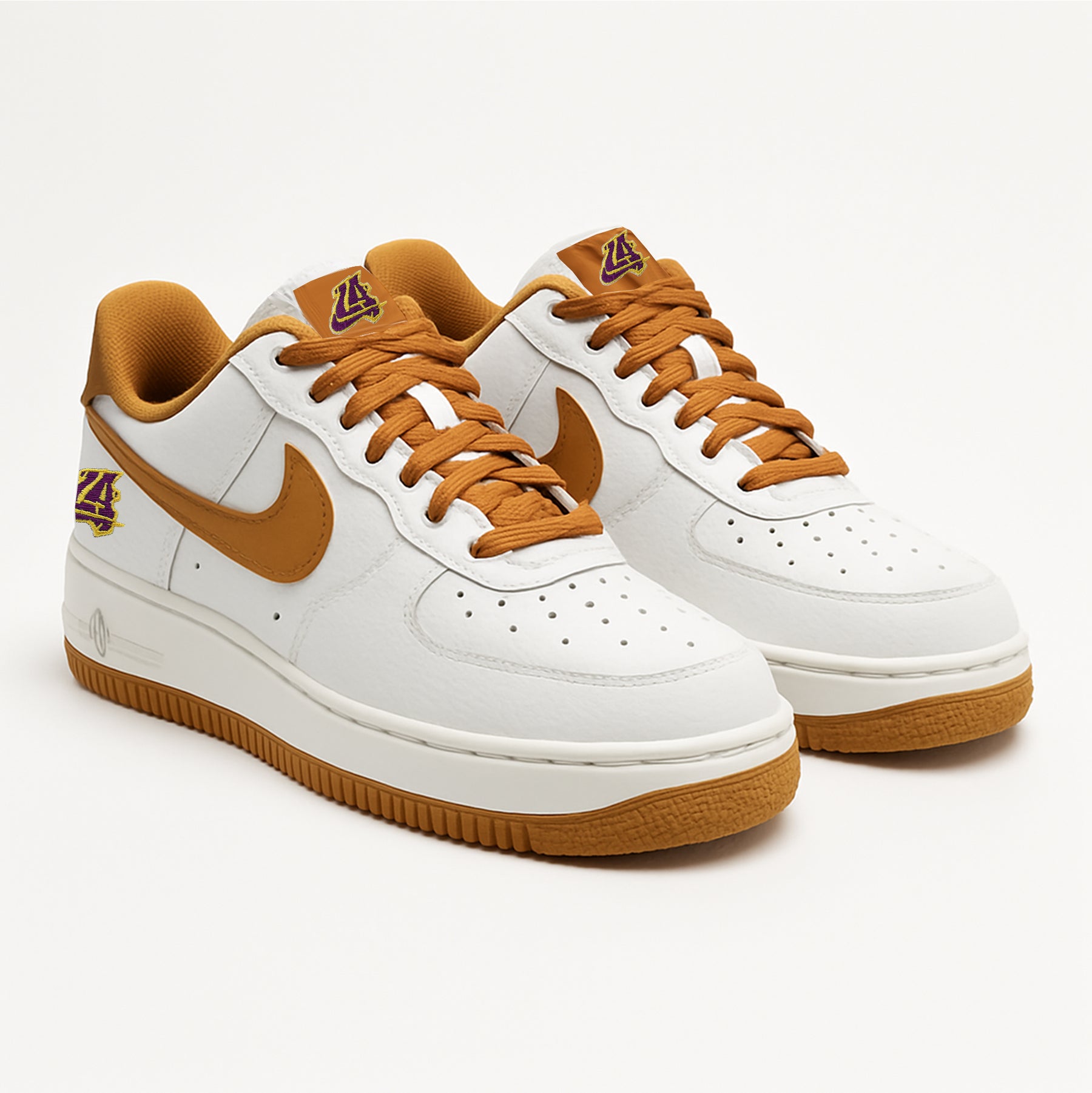 Tênis Air Force Lakers- Caramelo