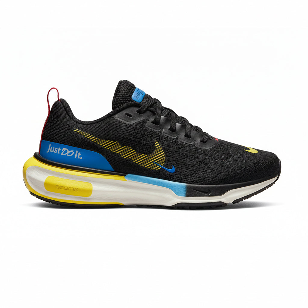 Tênis Nike ZoomX Invincible Run 3 – Preto / Azul / Amarelo