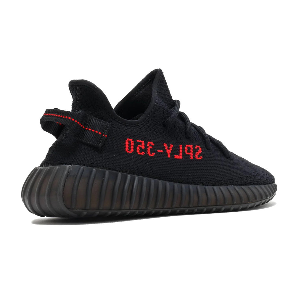 Tênis Yeezy Boost 350 - Preto Vermelho