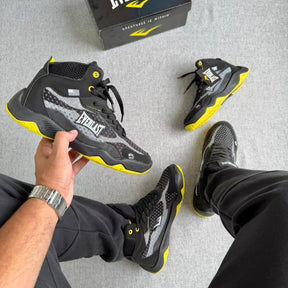 Tênis Everlast - Preto / Branco / Amarelo