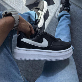 Tênis Nike Court Vision Plataforma - Preto / Branco