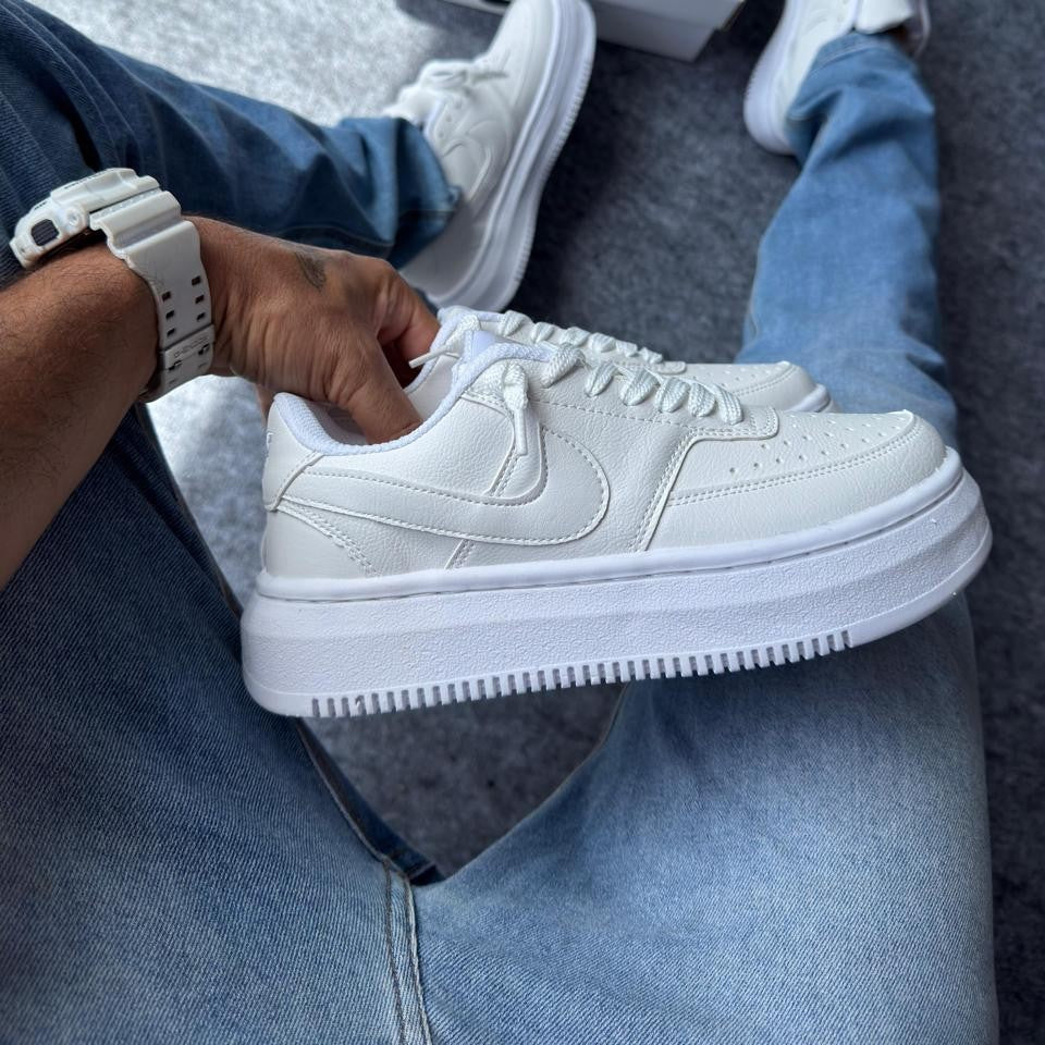 Tênis Nike Court Vision Plataforma - Branco