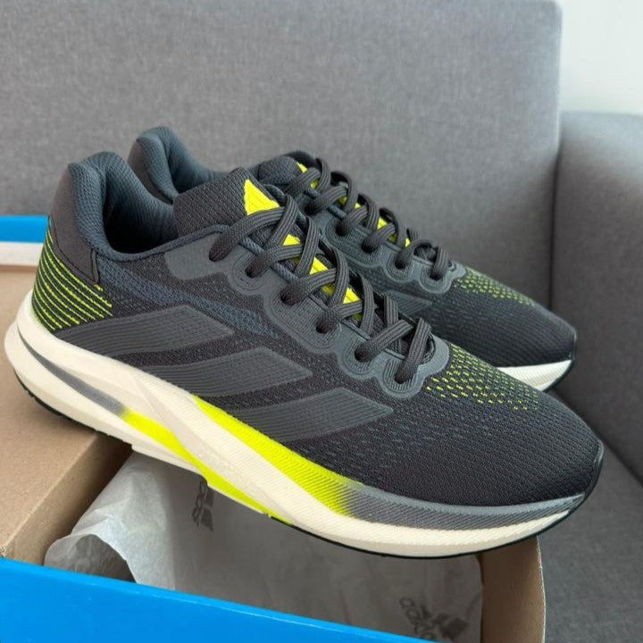 Tênis Adidas Duramo Speed - Preto / Verde Limão