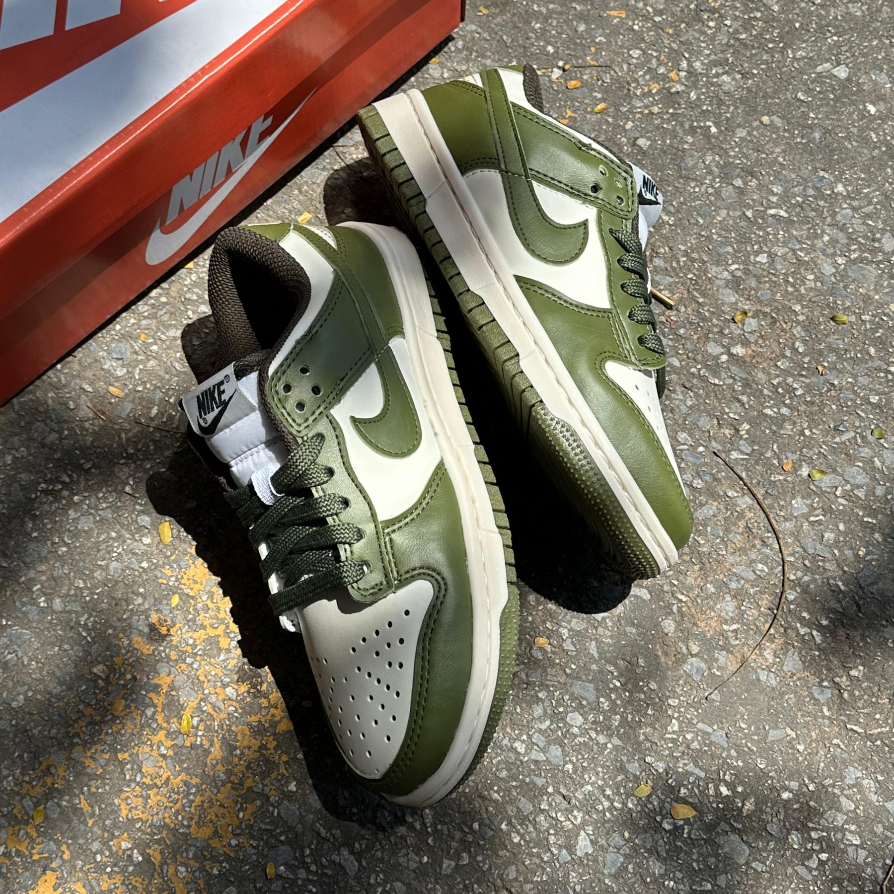 Tênis Nike Dunk Low Pro Luxo - Verde Musgo