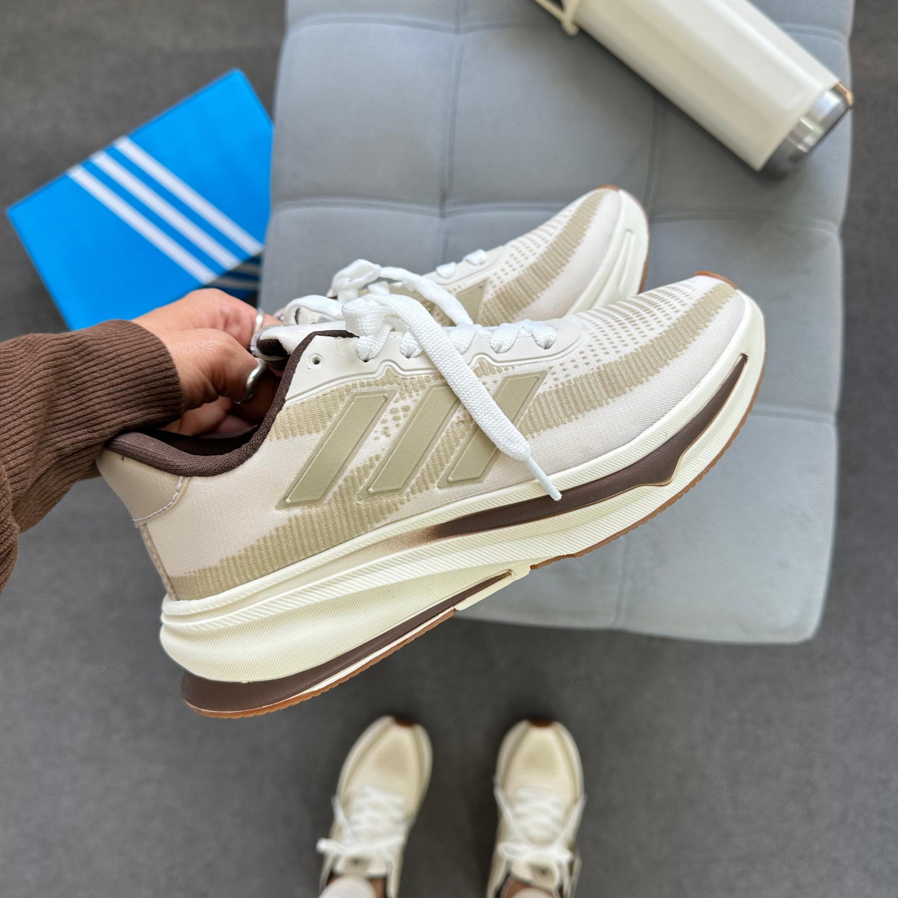 Tênis Adidas Supernova - Off/ Branco/ Bege