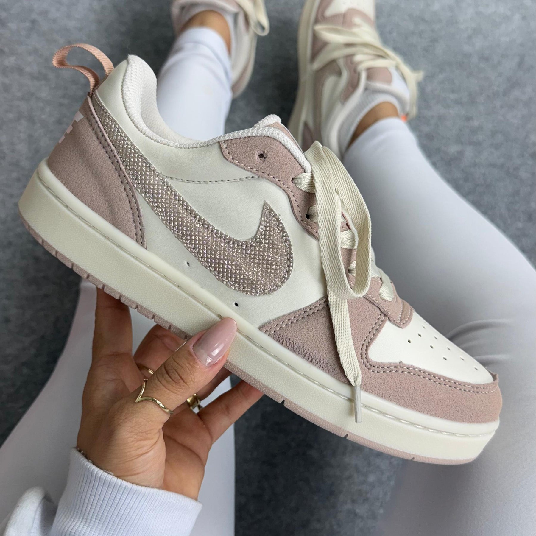 Tênis Nike Court Borough Low Recraft - Flamingo - Linha Luxo