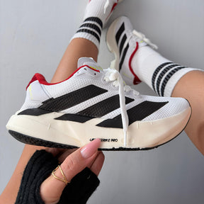 Tênis Adizero Pro 4 Basic - Branco, Preto e Vermelho
