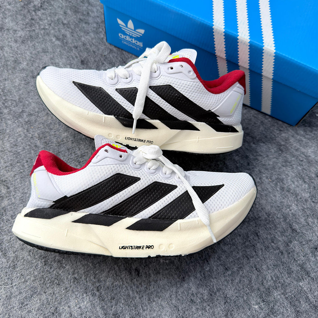 Tênis Adizero Pro 4 Basic - Branco, Preto e Vermelho