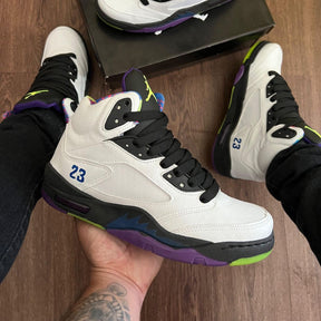 Tênis Air Jordan 5 - Branco / Color