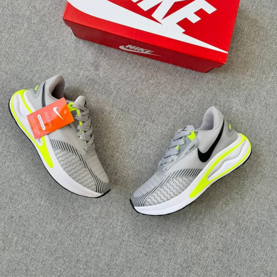 Tênis Nike Air Zoom - Cinza / Verde Limão