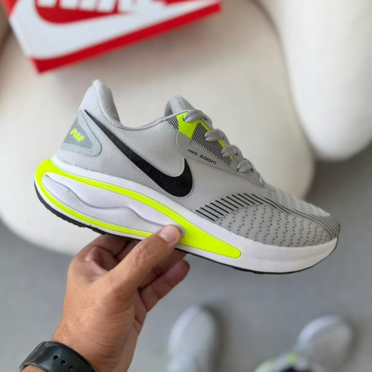 Tênis Nike Air Zoom - Cinza / Verde Limão