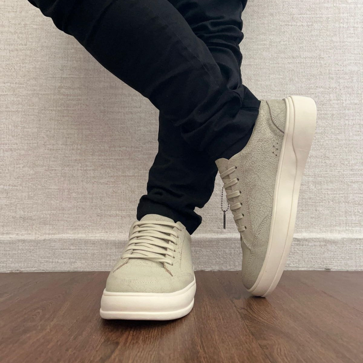 Tênis Hugo Boss 540 - Bege Craquelado