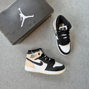 Tênis Nike Air Jordan High - Preto Branco Rose