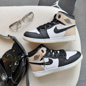 Tênis Nike Air Jordan High - Preto Branco Rose