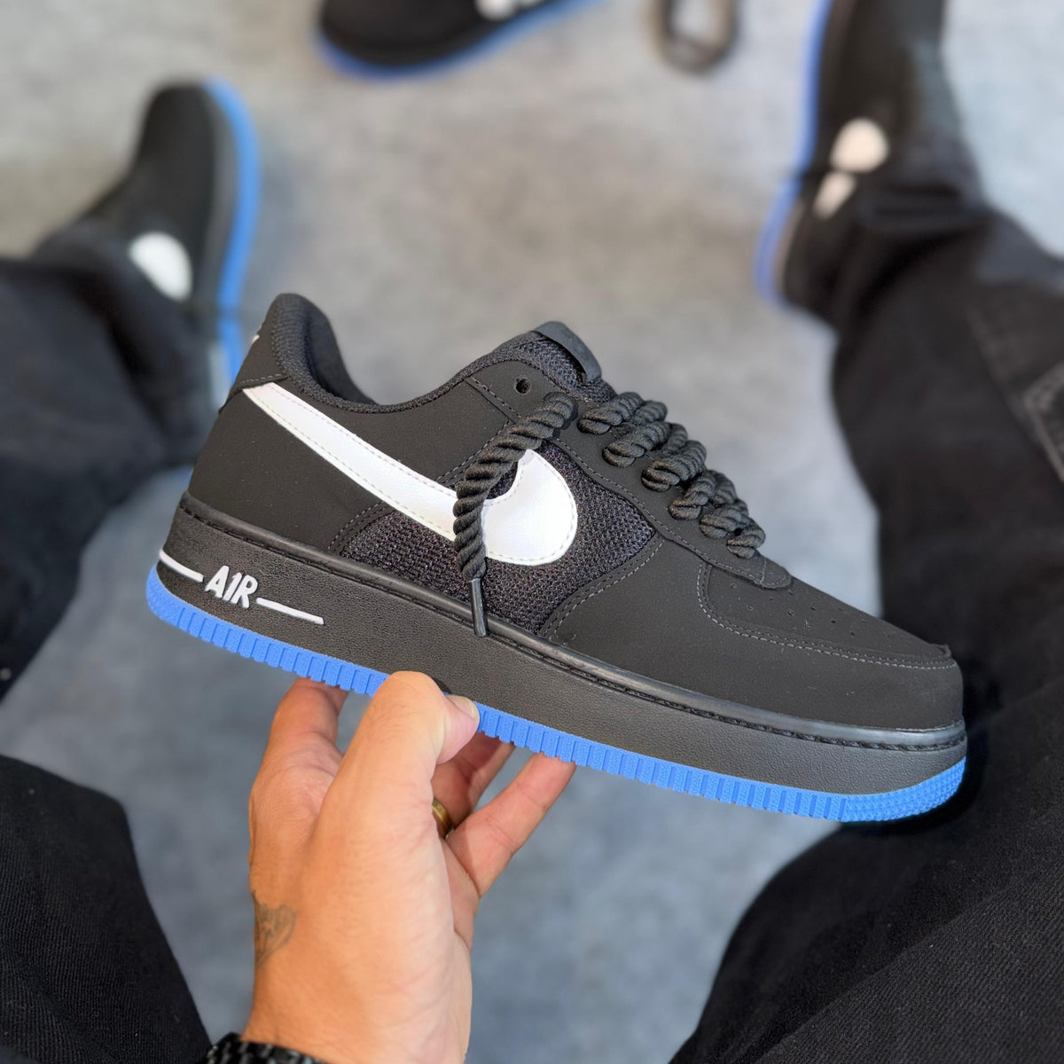 Tênis Air Force Prime - Preto / Azul