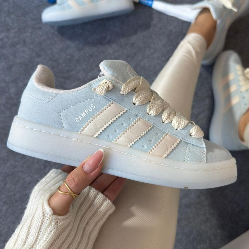 Tênis Adidas Campus - Azul Bebê Glass
