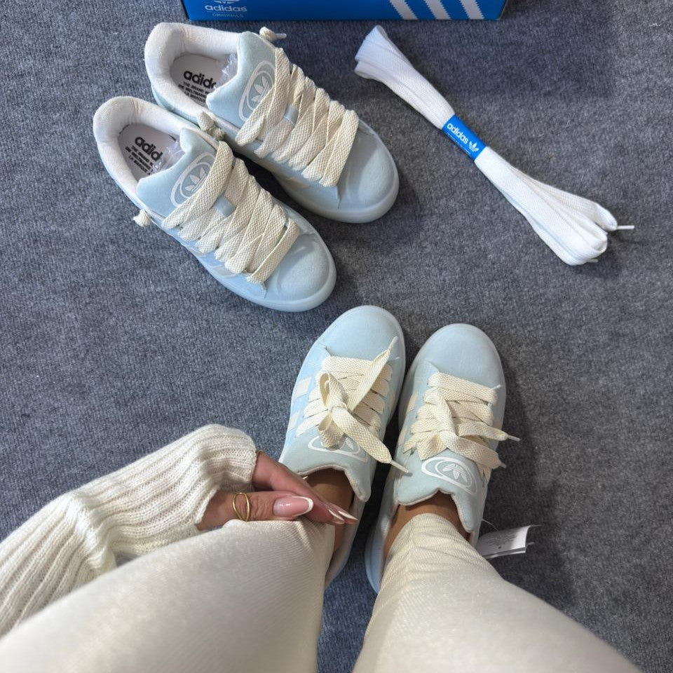 Tênis Adidas Campus - Azul Bebê Glass
