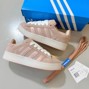 Tênis Adidas Campus - Camurça Natural - Flamingo