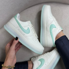 Tênis Air Force One - Off / Verde Metálico