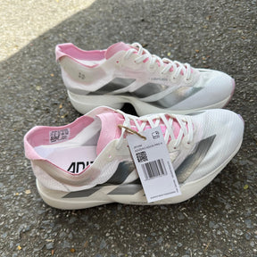 Tênis Adidas Adizero Adios Pro 4 - Branco / Rosa / Prata