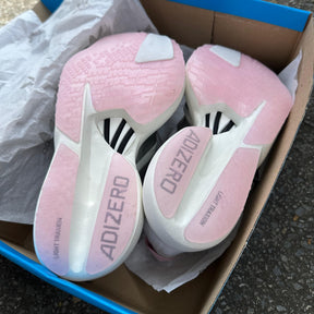 Tênis Adidas Adizero Adios Pro 4 - Branco / Rosa / Prata