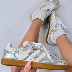 Tênis Adidas Samba OG - Silver Metallic