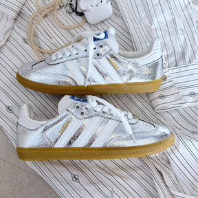 Tênis Adidas Samba OG - Silver Metallic
