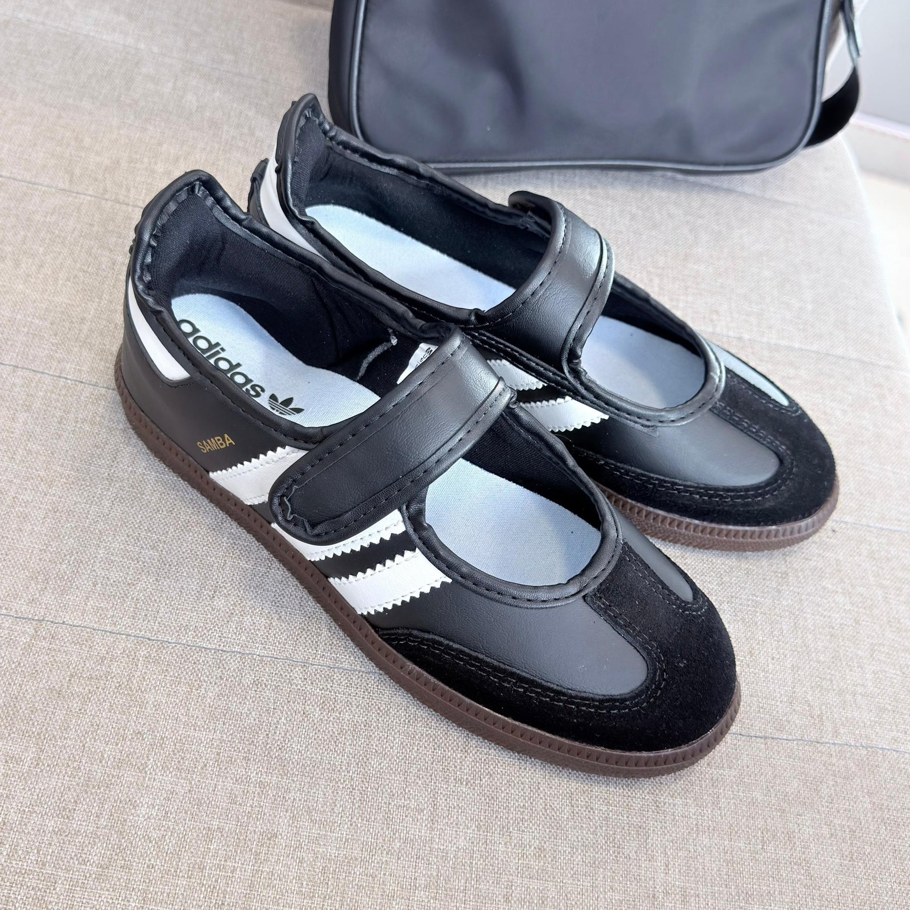 Tênis Adidas Samba Mary Jane - Preto / Branco