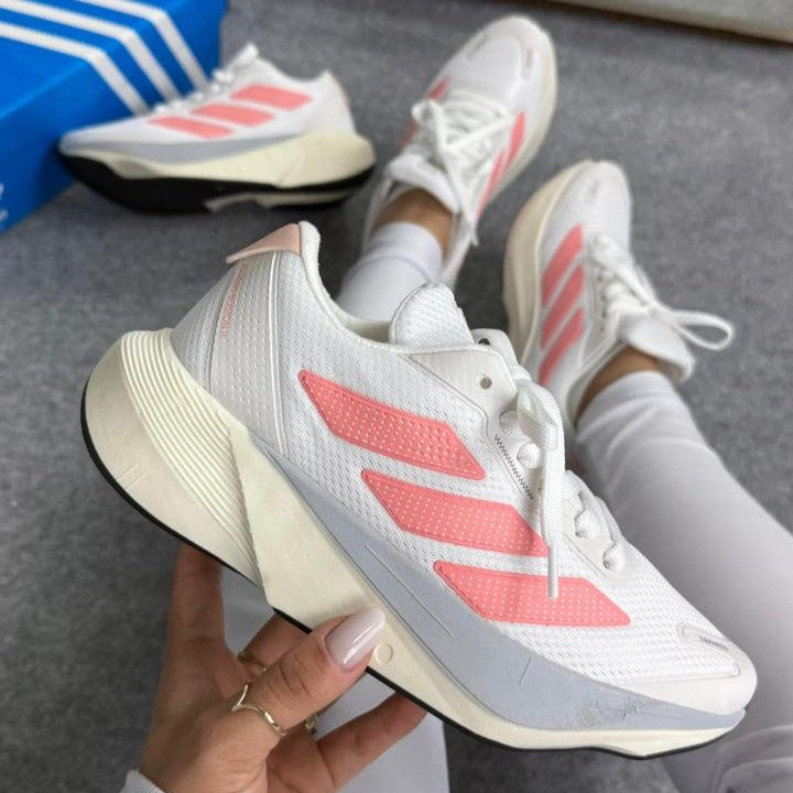 Tênis Adidas Boston 11 - Branco Rosé