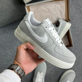 Tênis Air Force Linha Luxo - Cromo Branco