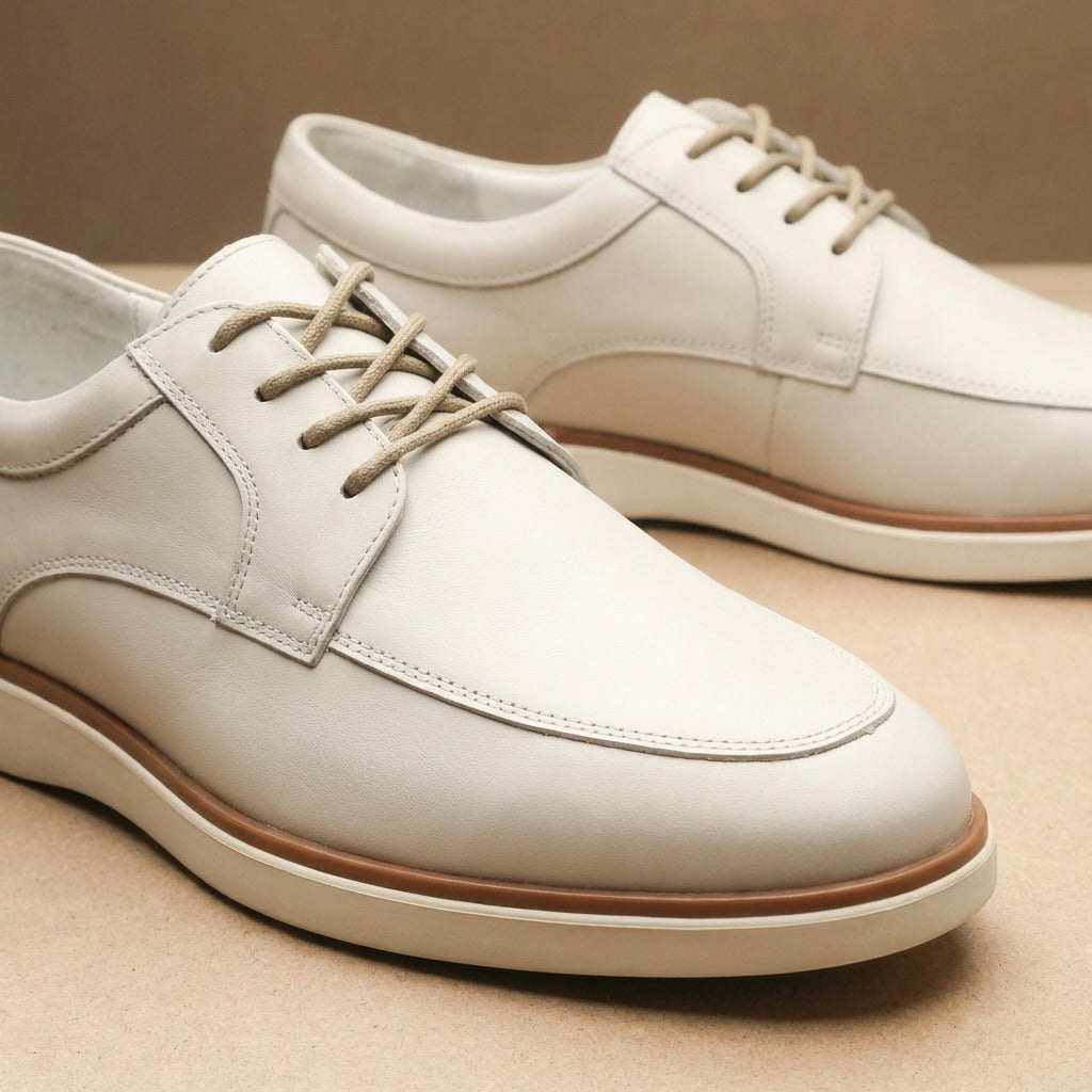 Sapato OXFORD Hugo Boss - Branco [Couro Legítimo]