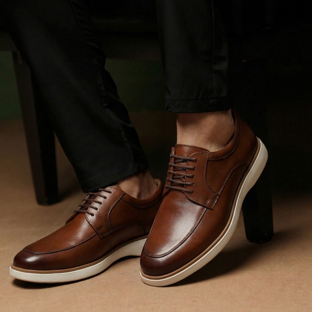 Sapato OXFORD Hugo Boss - Caramelo [Couro Legítimo]