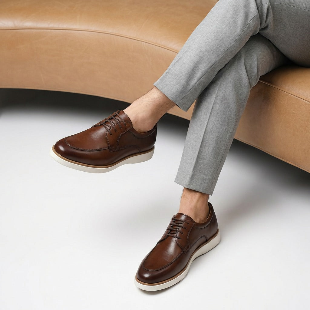 Sapato OXFORD Hugo Boss - Caramelo [Couro Legítimo]