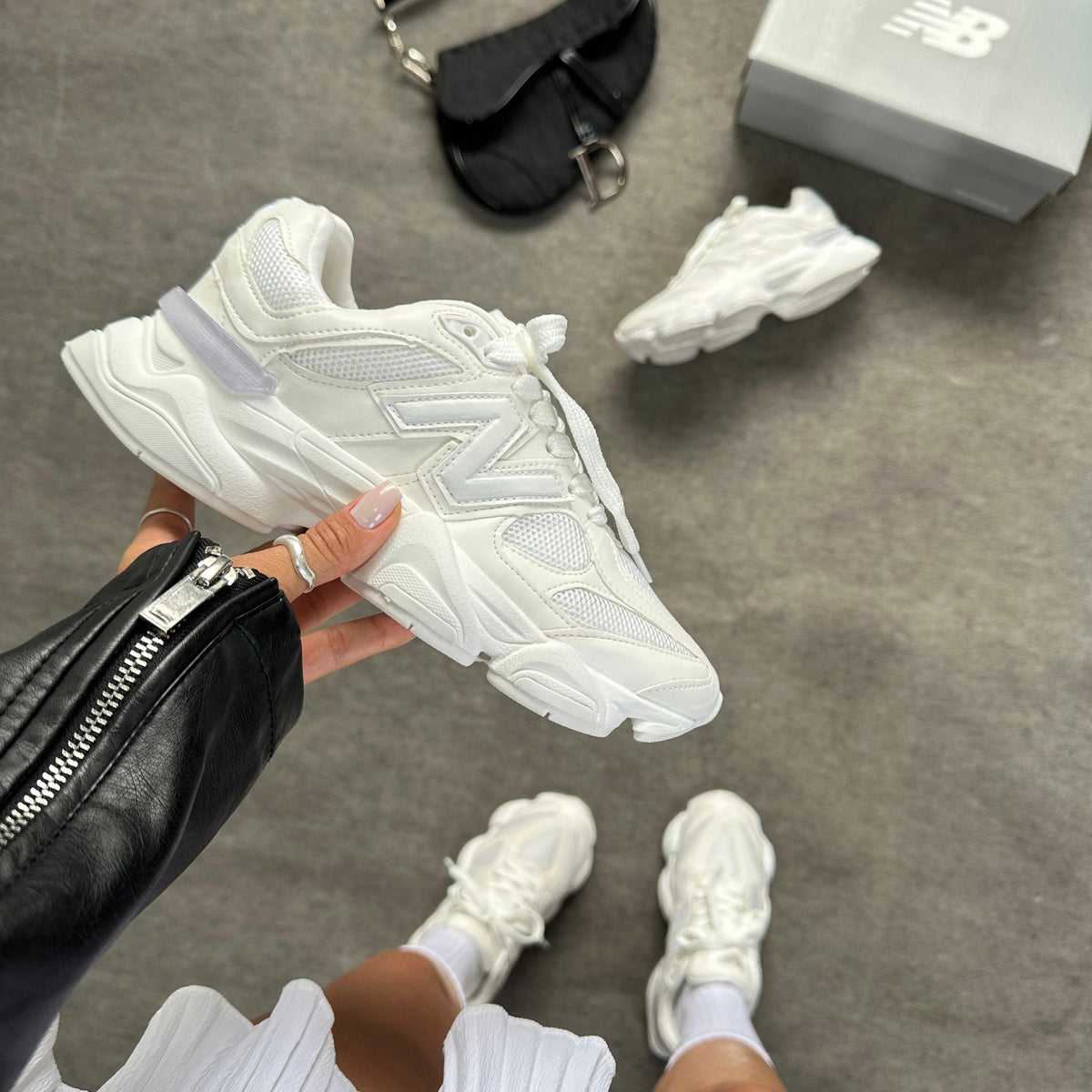 Tênis New Balance 9060 - Branco Neve