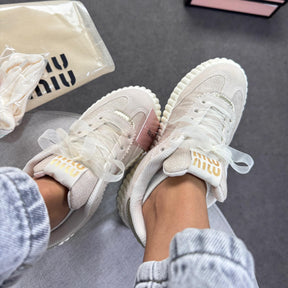 Tênis Casual Quenz  Miu Miu - Off / Off