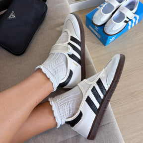 Tênis Adidas Samba Mary Jane - Branco / Preto
