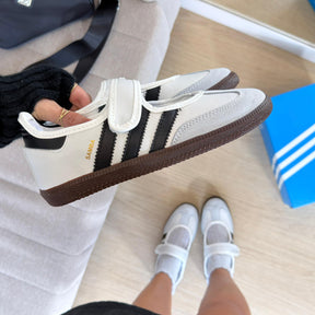 Tênis Adidas Samba Mary Jane - Branco / Preto