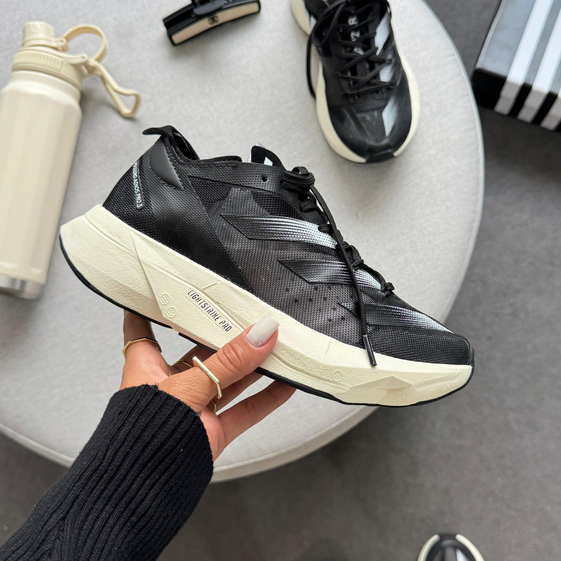 Tênis Adidas Adizero Adios Pro 3 - Preto / Branco