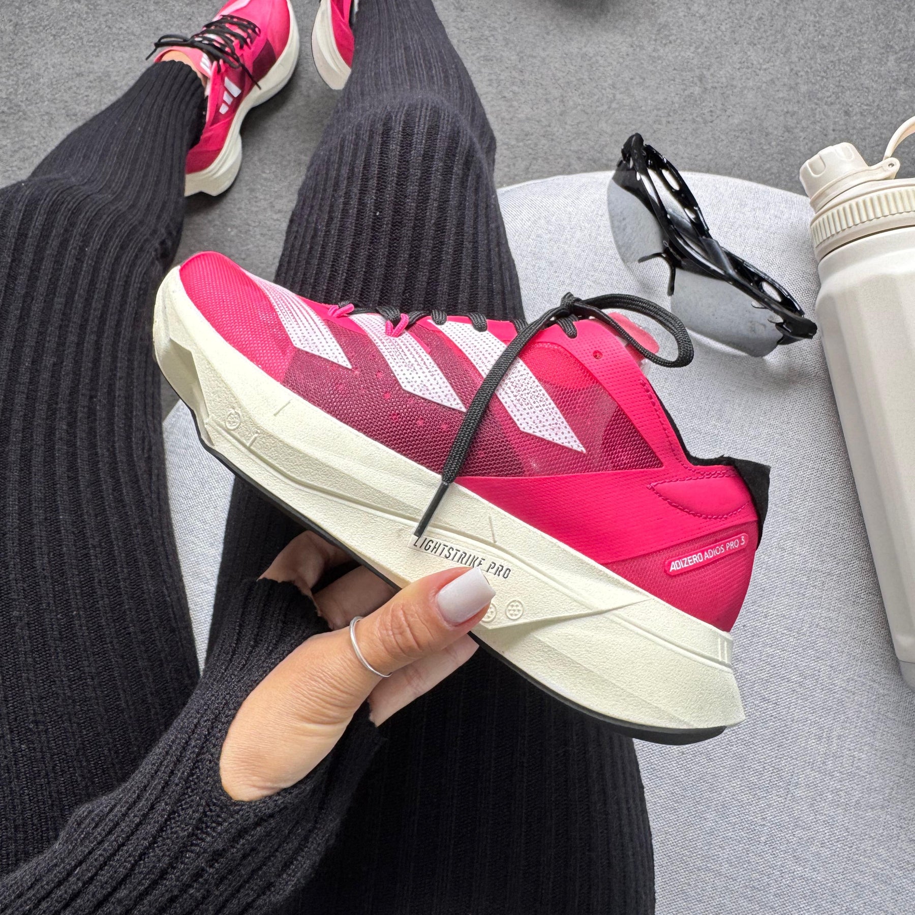 Tênis Adidas Adizero Adios Pro 3 - Rosa Pink