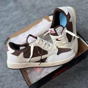 Tênis Travis Cactus Jack - Branco / Marrom