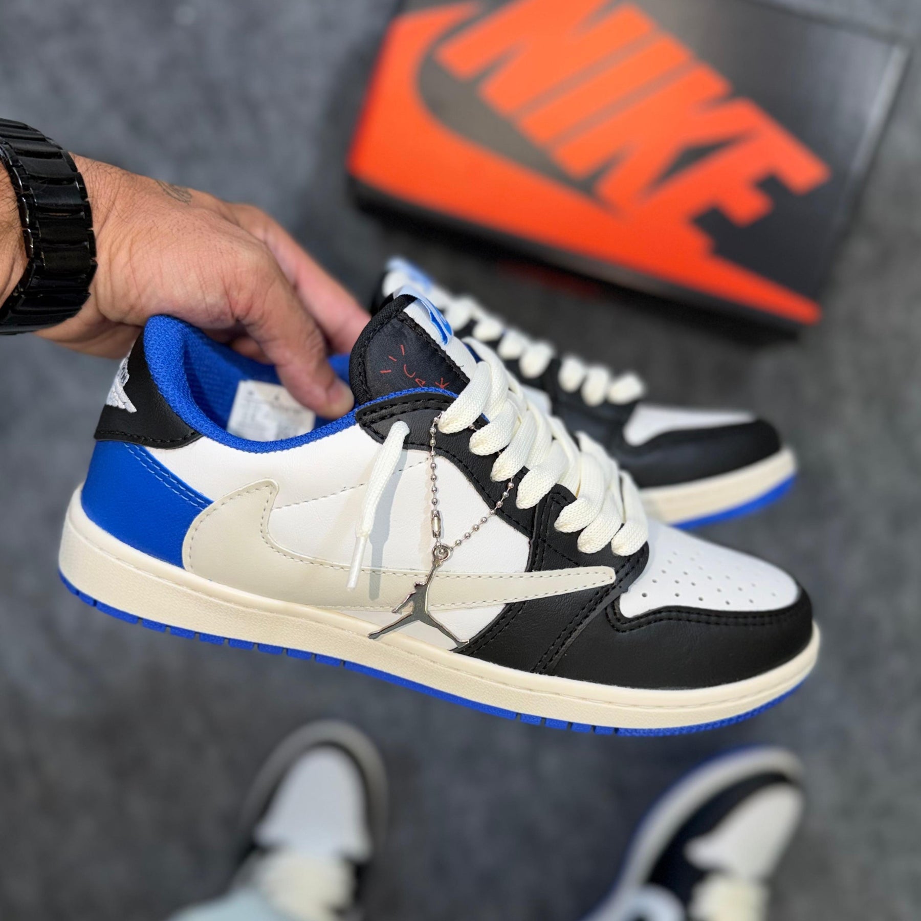 Tênis Travis Cactus Jack - Azul Fragment