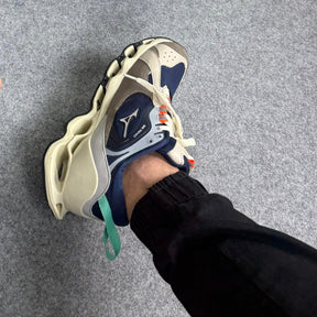Tênis Mizuno Wave Beta 2 - Creme / Marinho - [Refletivo]
