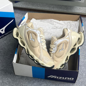 Tênis Mizuno Wave Beta 2 - Creme - [Refletivel]