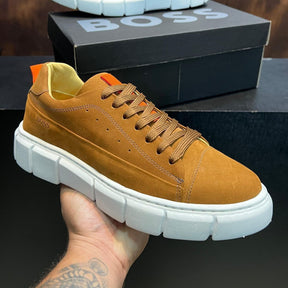 Tênis Hugo Boss Tratorado – Caramelo