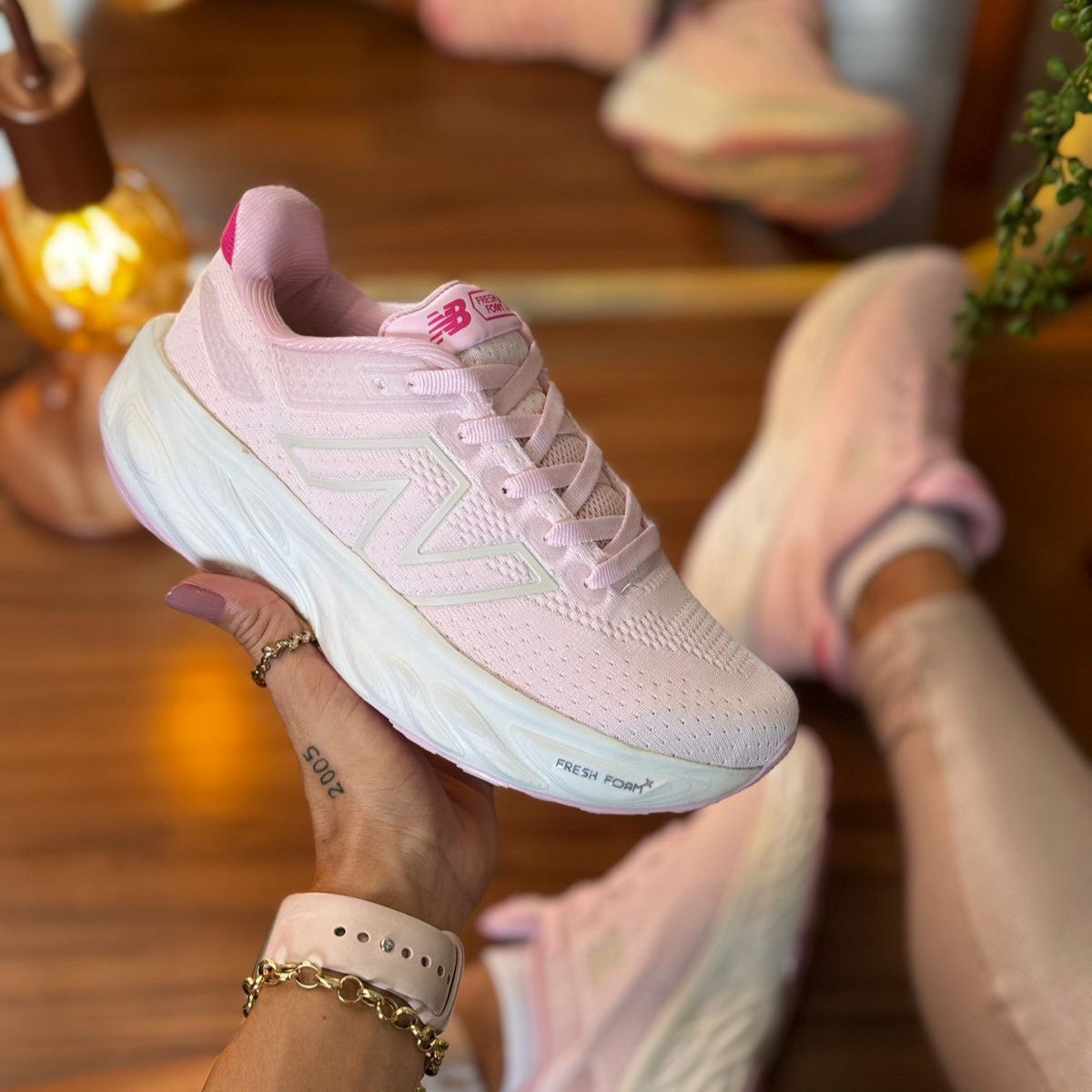 Tênis New Balance Fresh Foam X - Rosa