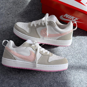 Tênis Nike Court Bourough Low Recraft - Cinza / Rosa