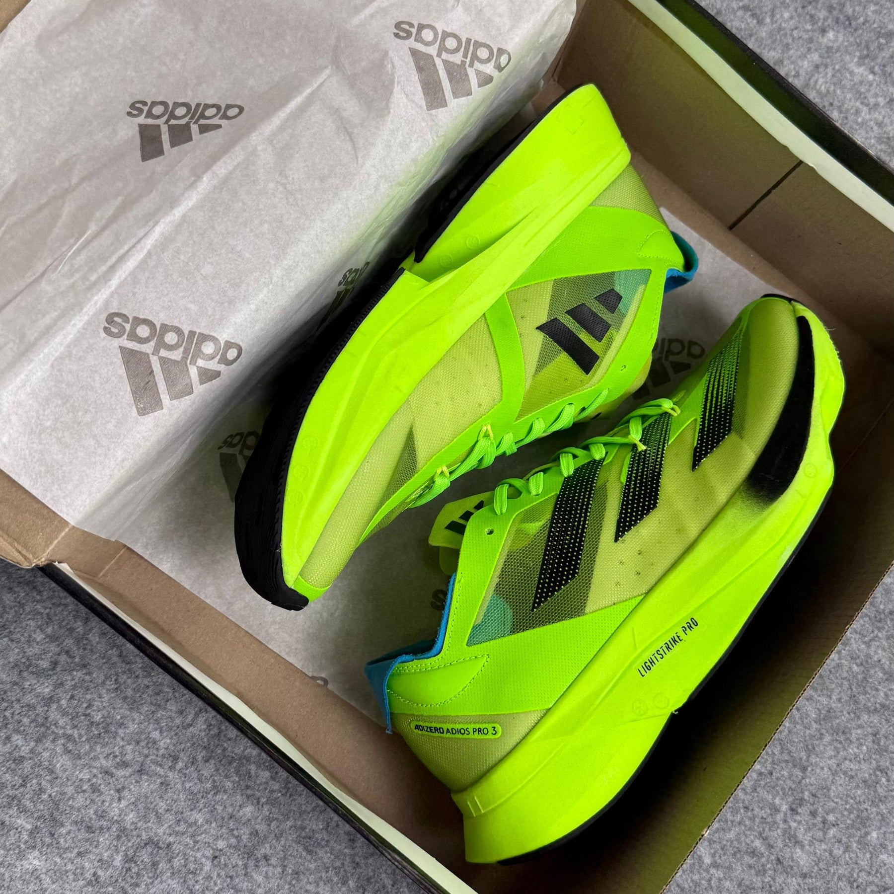 Tênis Adizero Adios Pro 3 Pulse - Verde Flúor