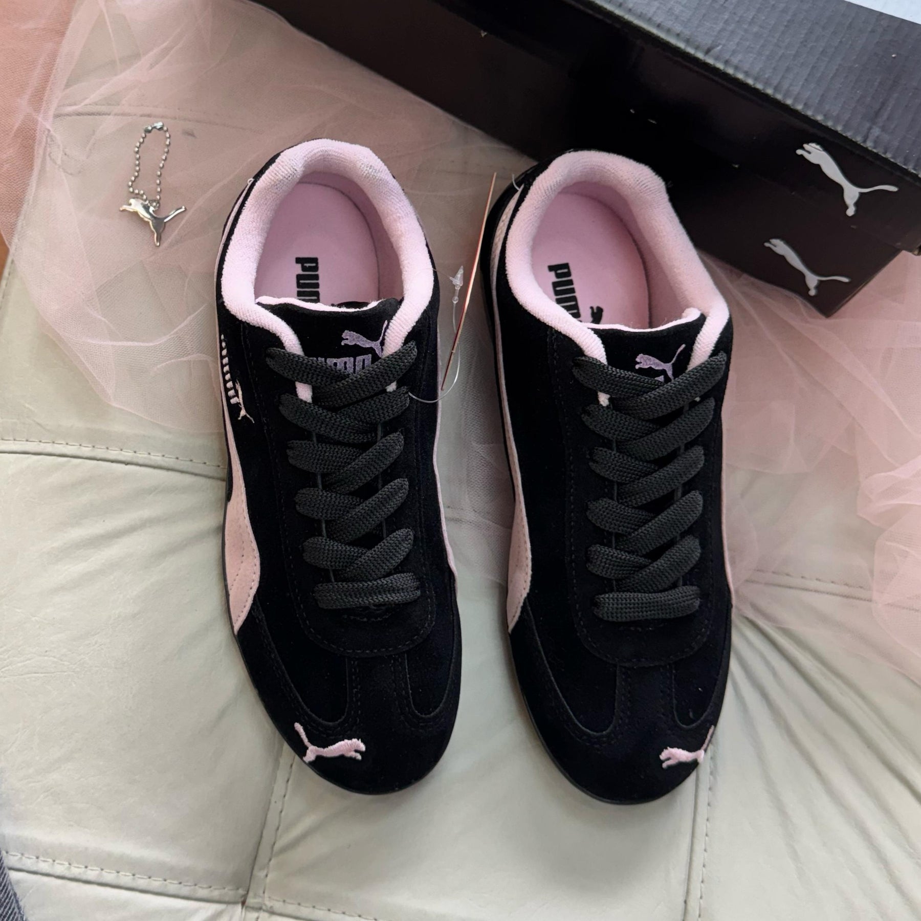 Tênis Puma Speed Cat  - Preto / Rosa
