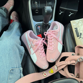 Tênis Puma Speed Cat  - Rosa Bebê